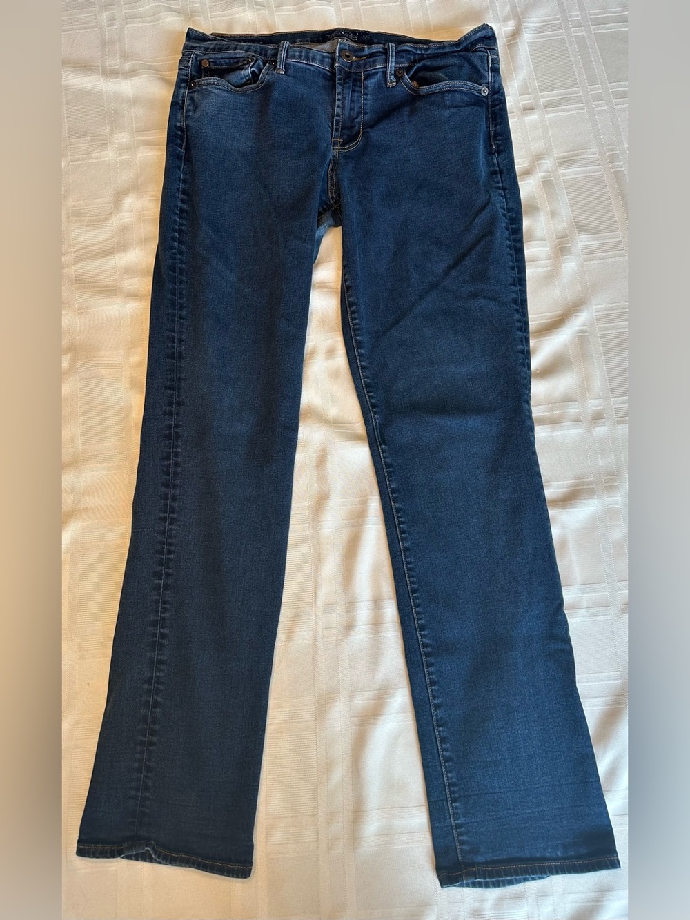 Lucky Brand Women's Blue Denim Sweet Straight Jeans Size 12 / 31 R